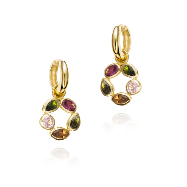 Tourmaline Morning Earrings