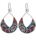 Open Hoop Drop Earrings L