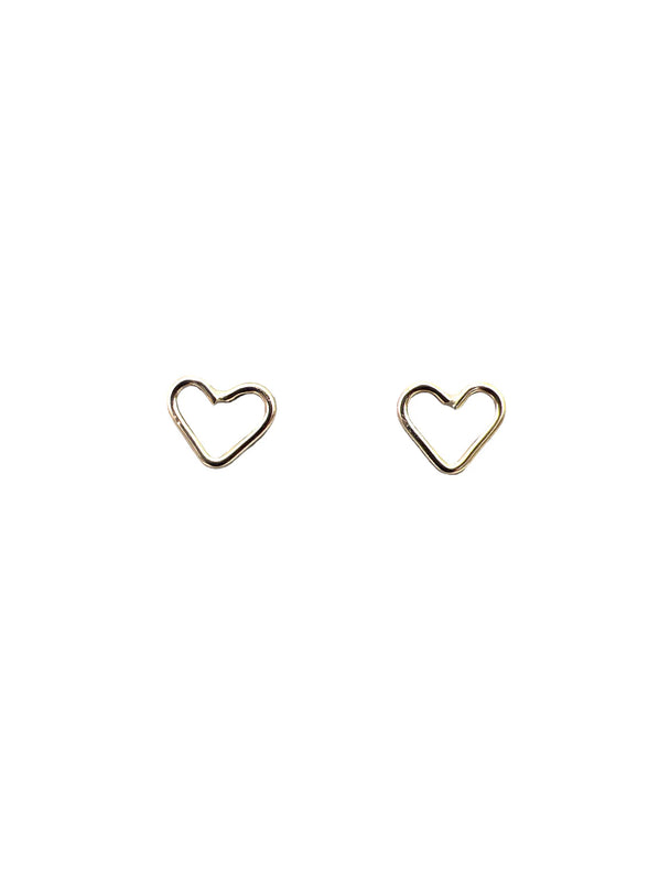 Heart Stud Earrings