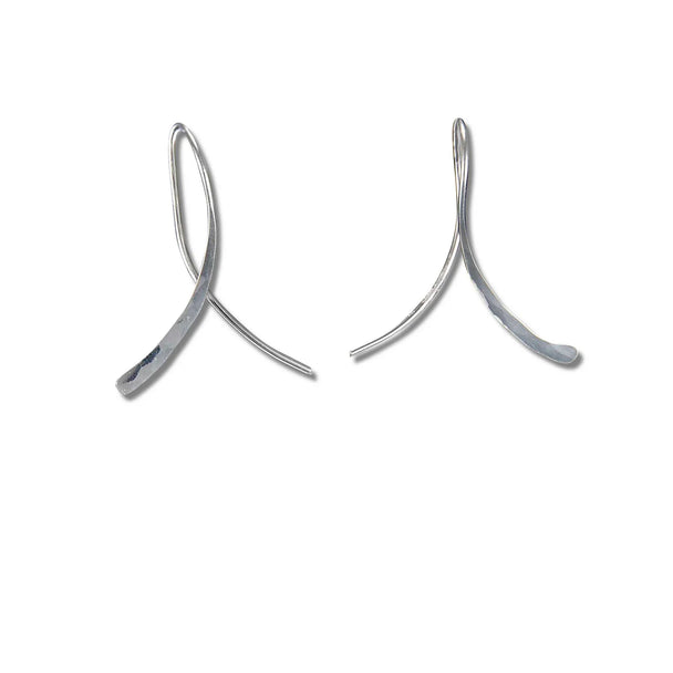 Cursive L Threader Earrings