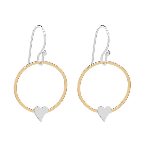 Eternity Heart Earrings