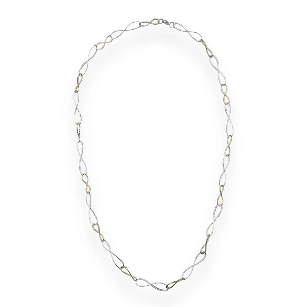 Mixed Metal Infinity Chain Necklace