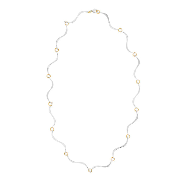 Wave Length Chain Necklace