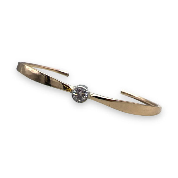 Zestfulness Cubic Zirconia Cuff Bracelet