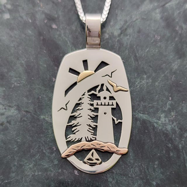 Sunny Sky Lighthouse Necklace