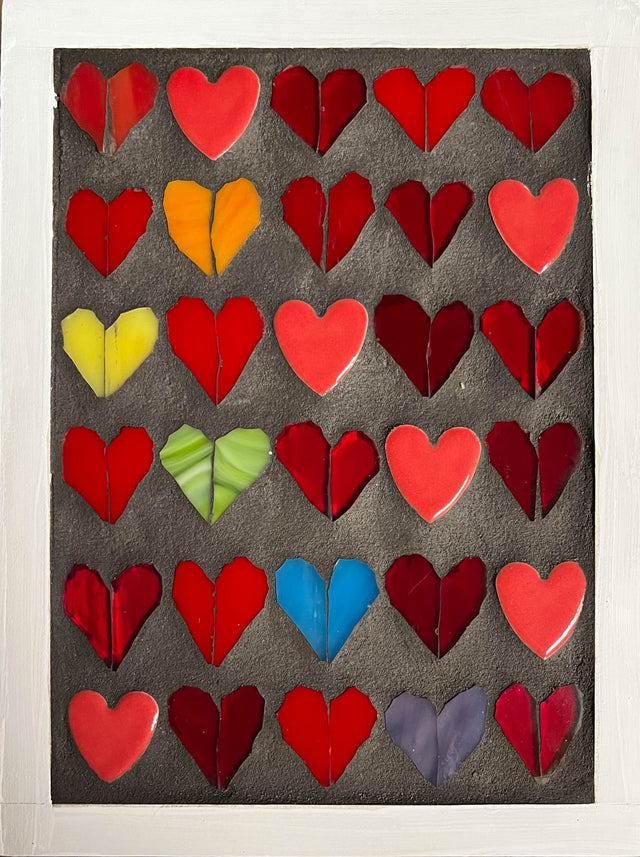 Play With My Heart Mosaic Wall Hanging