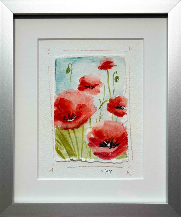 Poppies Framed Card #1