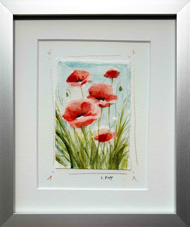 Poppies Framed Card #3