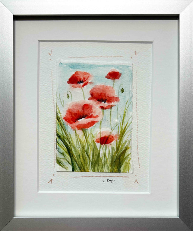 Poppies Framed Card #3