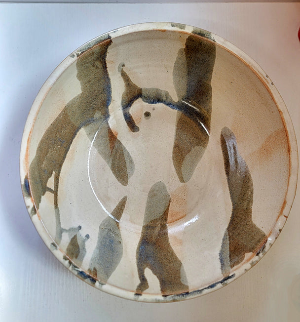 Tan and Grey Bowl