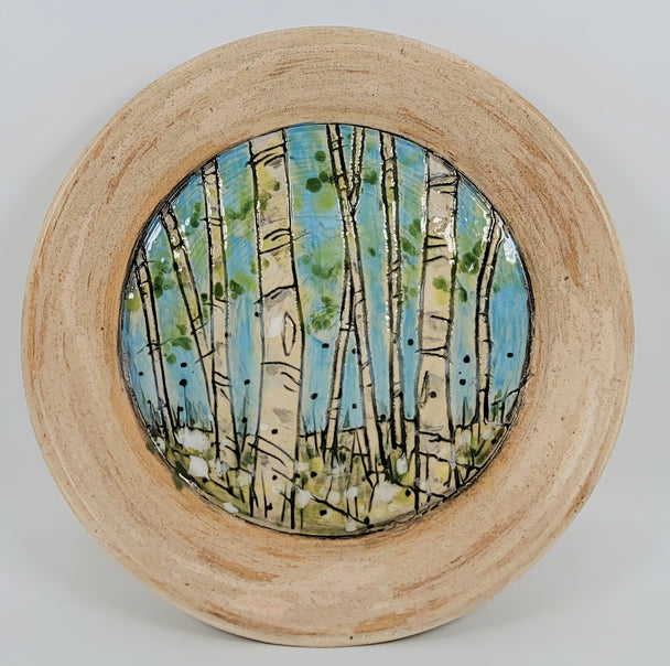 7" Spring Birch Plate