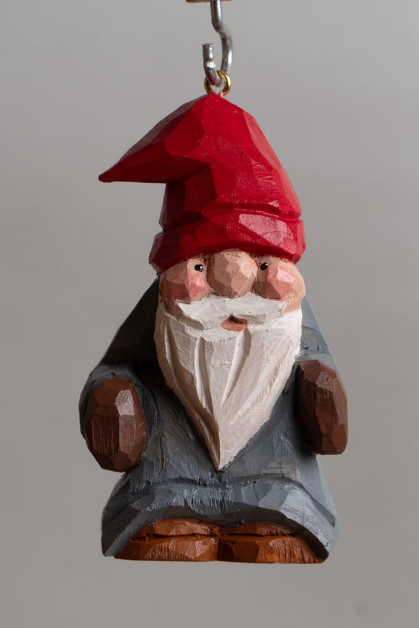 Grey Scandinavian Nisse Ornament