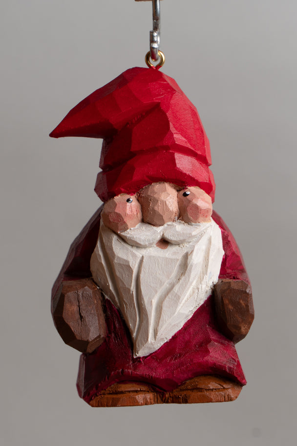 Red Scandinavian Nisse Ornament