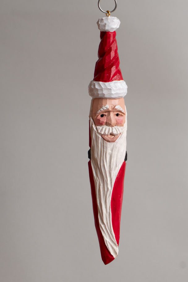 Icicle Santa Ornament