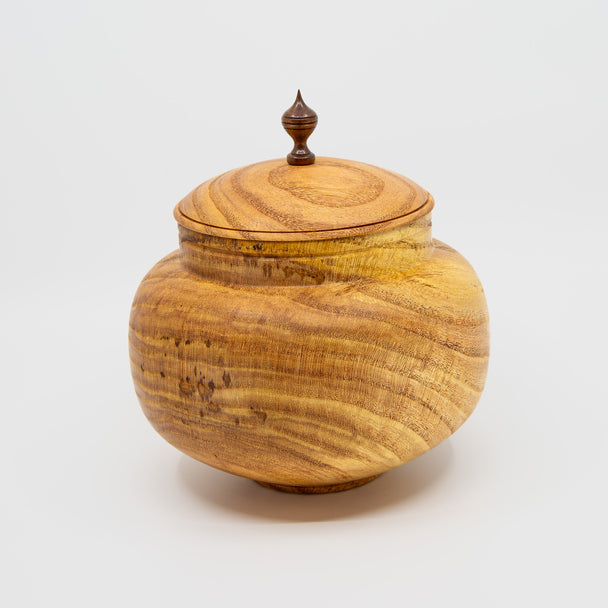Honey Locust Vase With Lid