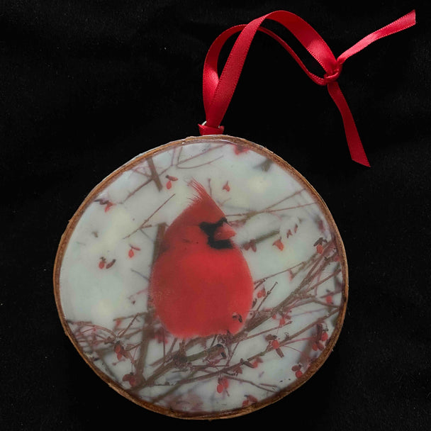 Cardinal Ornament I