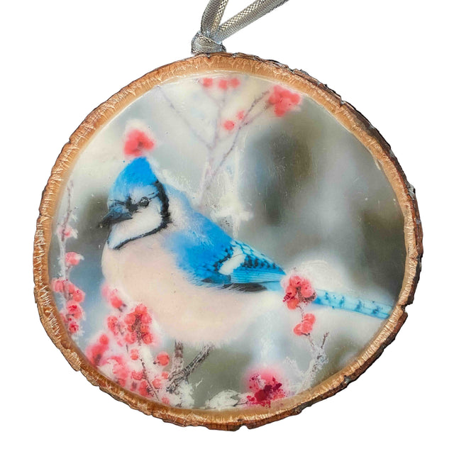 Blue Jay Ornament I