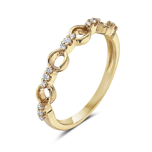 Diamond Chainlink Ring