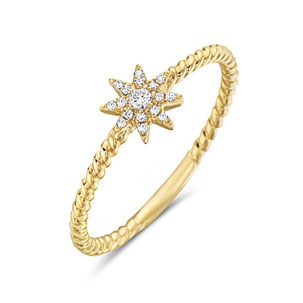 Diamond Northern Star Ring