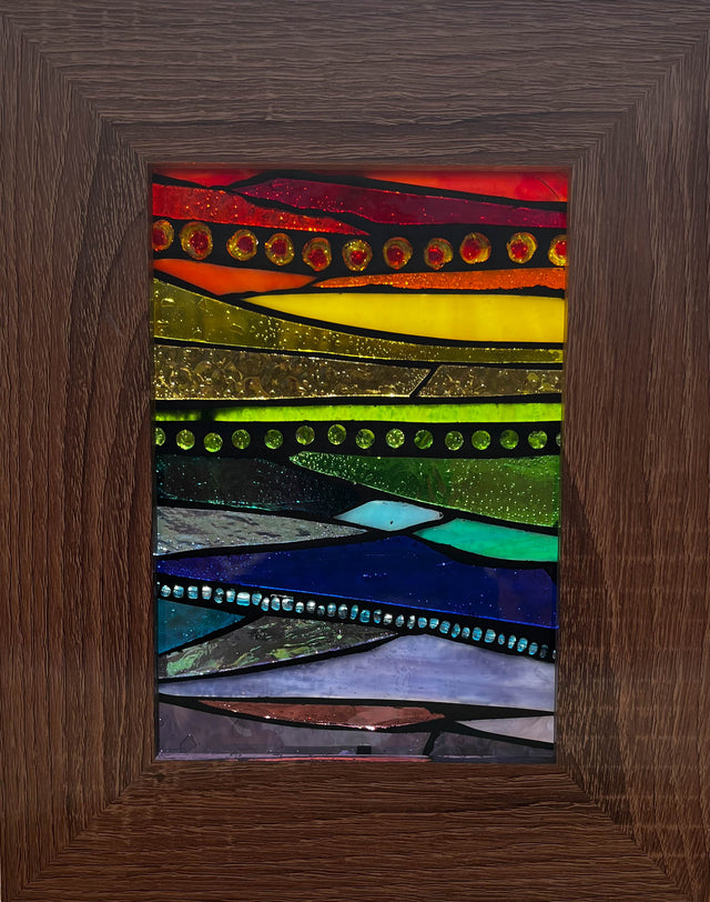 Rainbow Mosaic Window