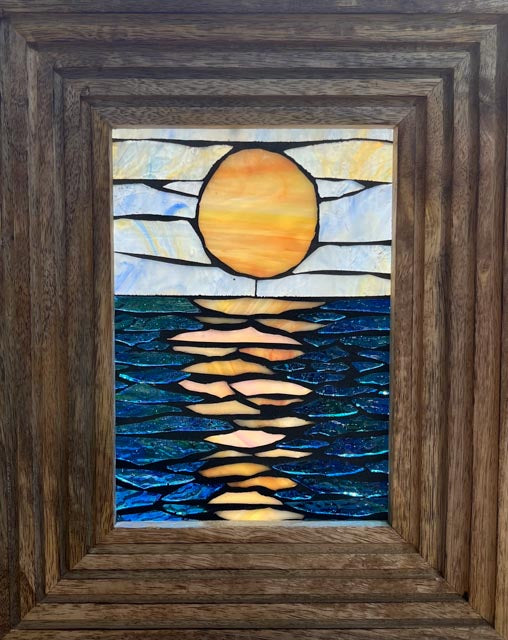 Rise and Shine Mosaic Window
