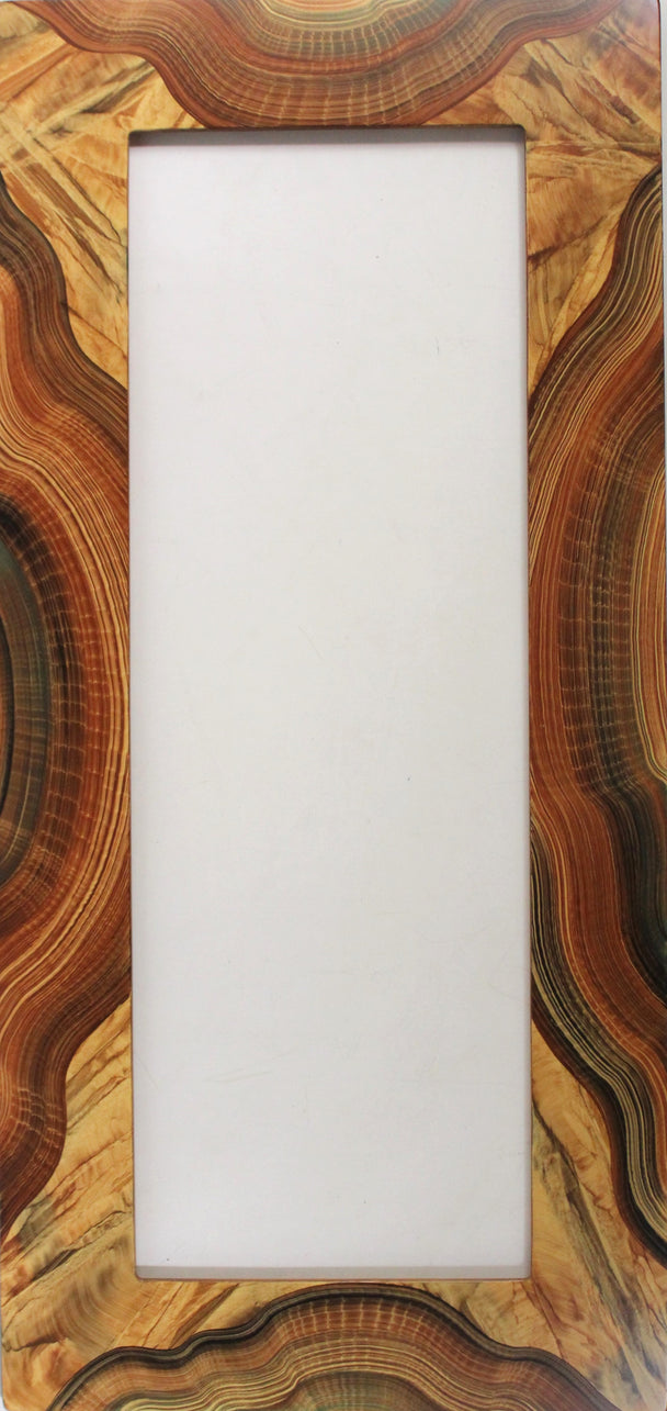 Brown Honey Sage River Arc Mirror