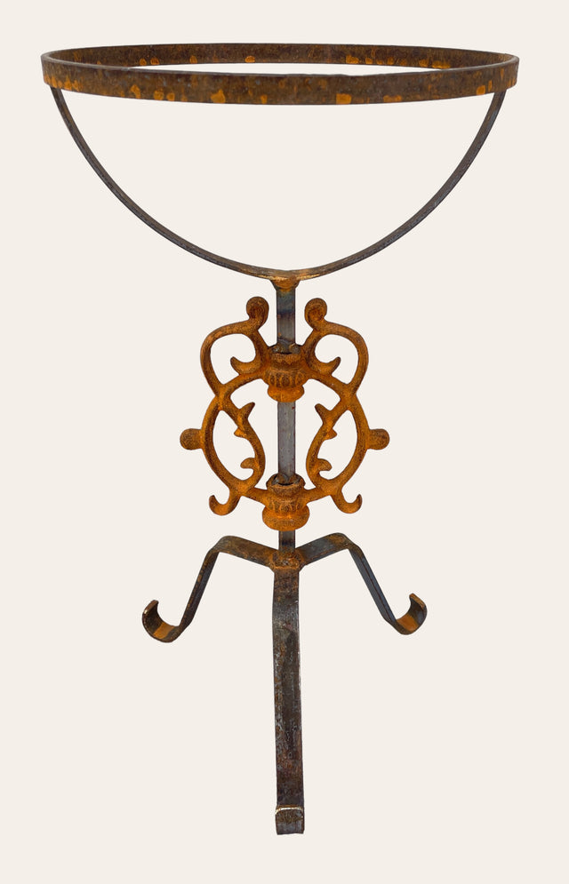 Short Circle Medallion Birdbath Base