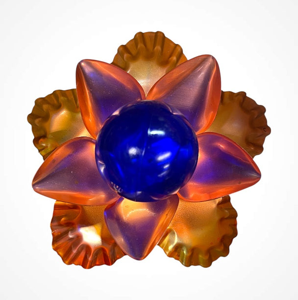 Copper Flower Sculpture