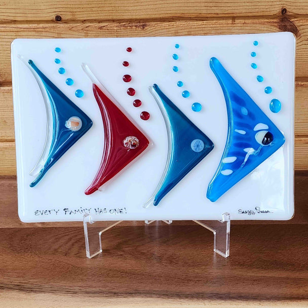 "The Family" Glass Sculpture