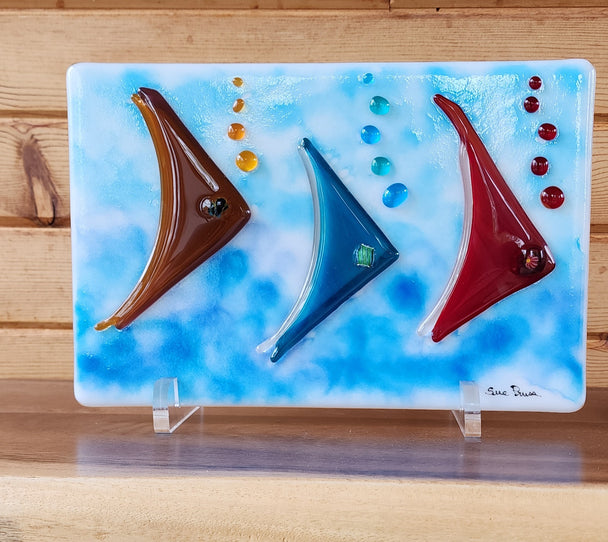 "The Gang" Glass Sculpture