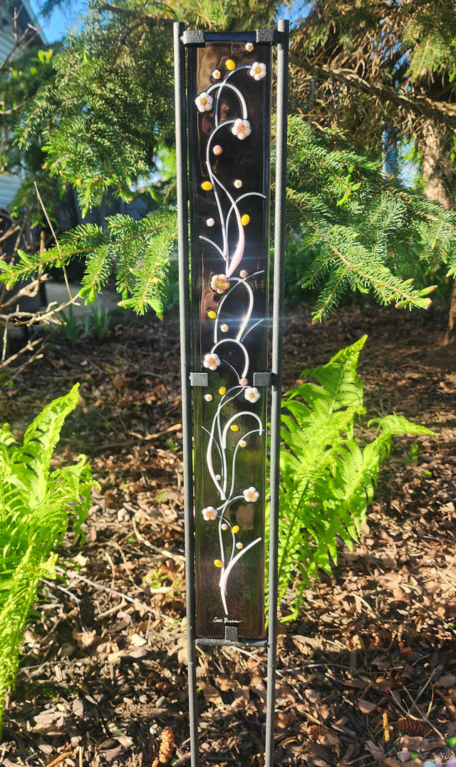 "Purple Cascade" Outdoor Garden Stake