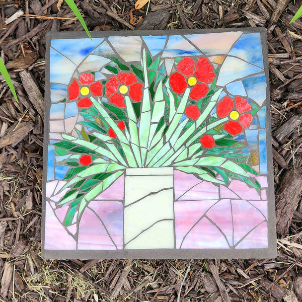 "Outdoor Bouquet" Outdoor Decorative Mosaic
