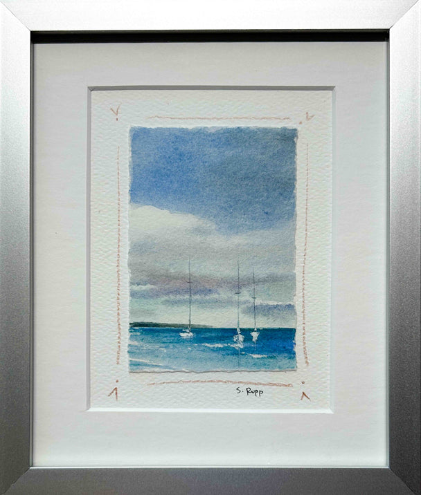 Sailboats Framed Card #15