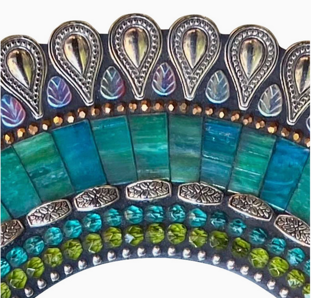 Aegean Drop Circular Mirror