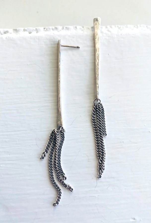 Long Wedge Earrings
