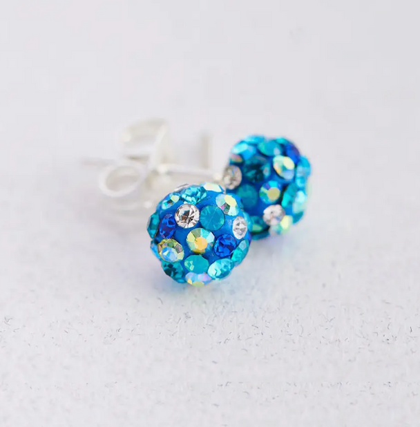 Bright Sphere Post Earrings