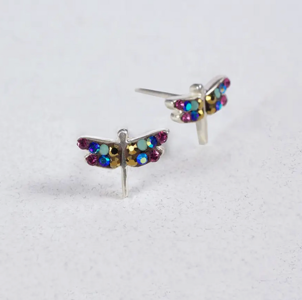 Mystic Dragonfly Post Earrings