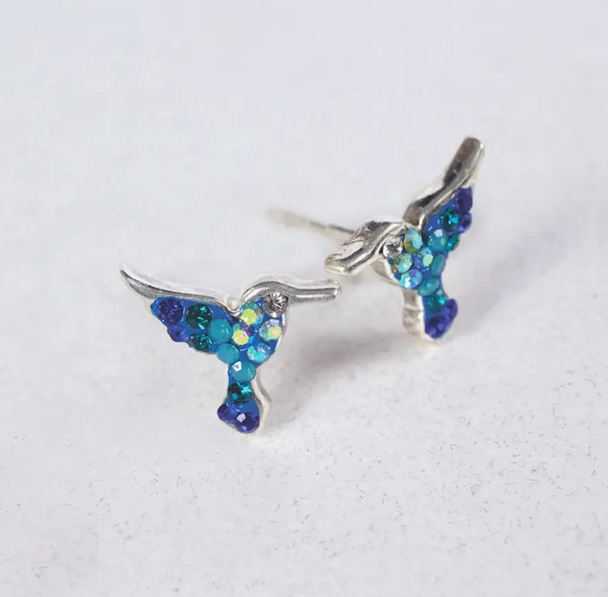 Hummingbird Post Earrings