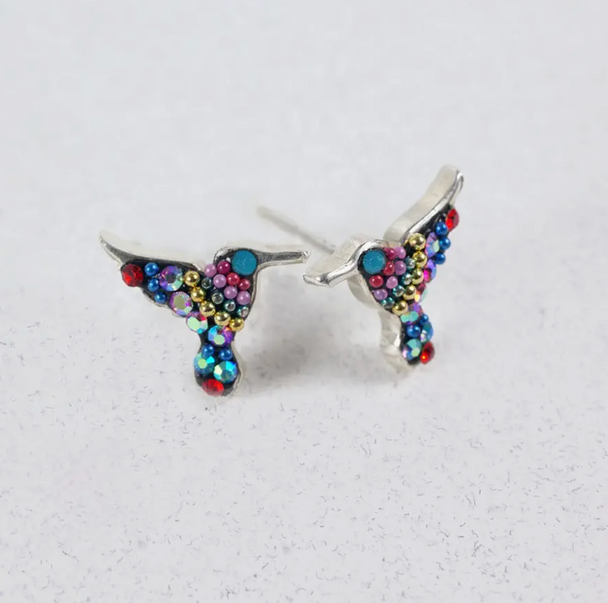 Hummingbird Post Earrings