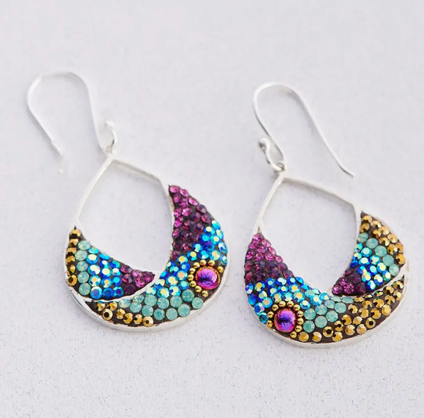 Split Pear Earrings