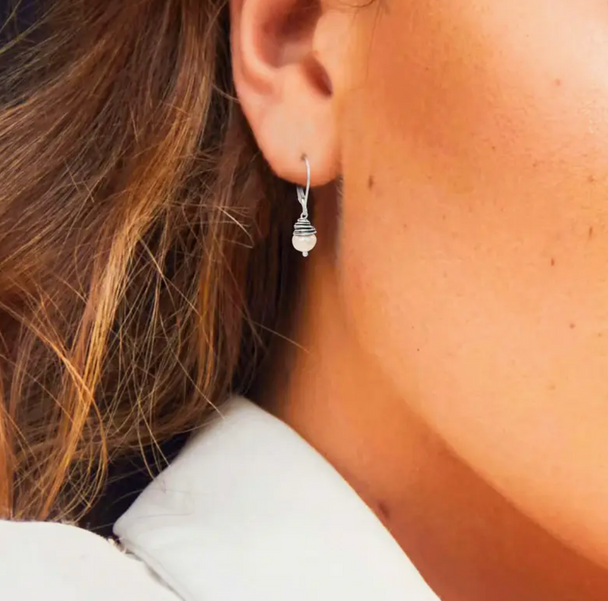 Midnight Whisper Pearl Earrings