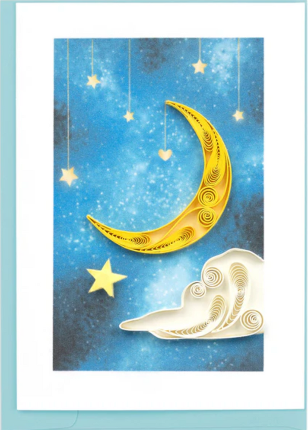 Moon and Stars Gift Enclosure Card