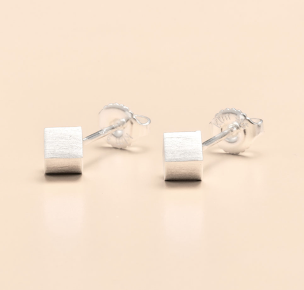 Cube Post Earrings