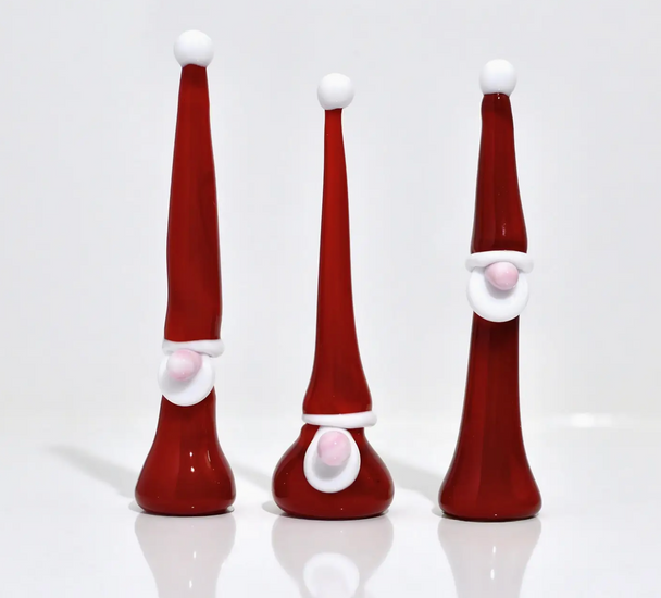 Murano Glass Gnome Santa