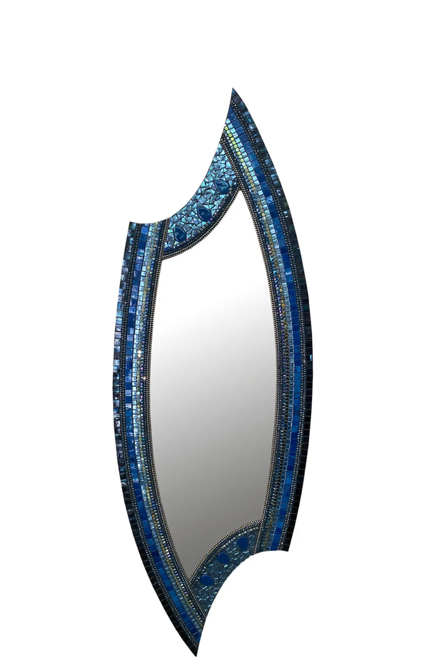 Midnight Blue Nelso Mirror