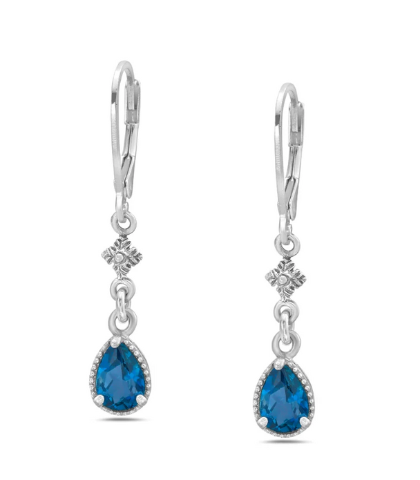London Blue Topaz Earrings