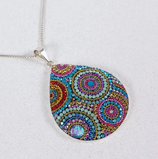 Full Radiant Pear Pendant