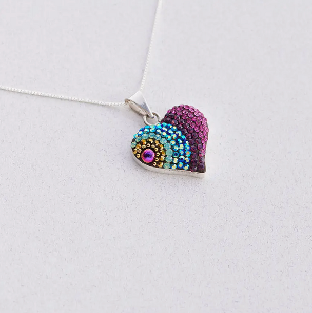 Mini Vibrant Heart Pendant