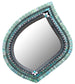 Seafoam Leaf Mirror 16 X 18