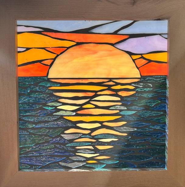 Summer Glow Mosaic Window